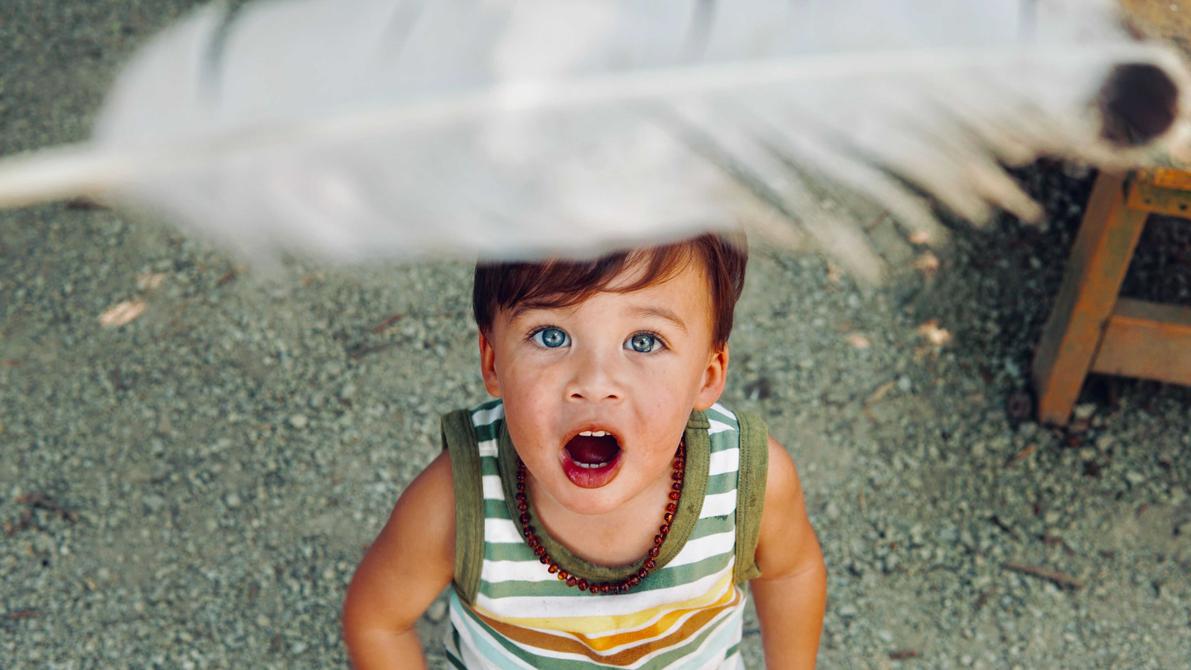 boy wearing tank top